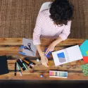 Merci Vitaly Gariev de Pexel pour ce bureau de travail