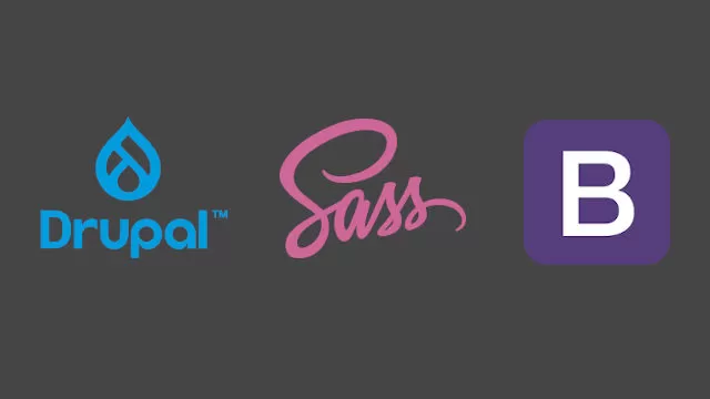 Drupal, sass, bootstrap