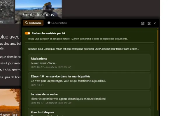 Recherche générative, augmentée par IA